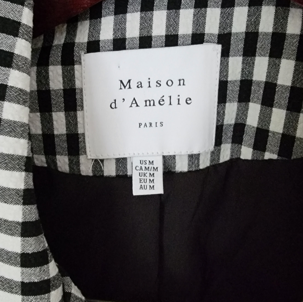 Cute Gingham Lightweight Blazer - image 5